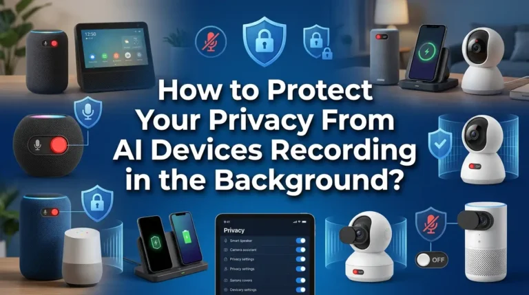 How to Protect Your Privacy From AI Devices Recording in the Background?
