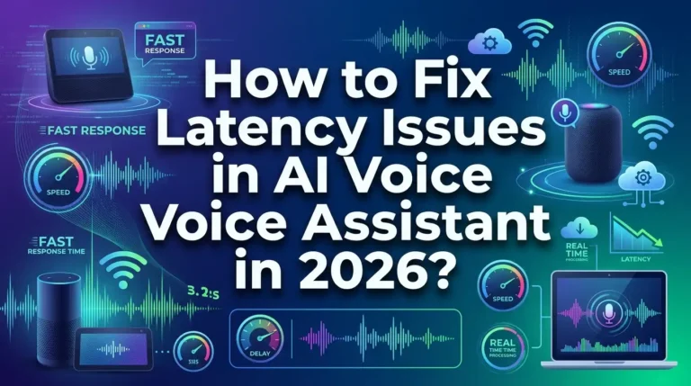 How to Fix Latency Issues in AI Voice Assistants in 2026?