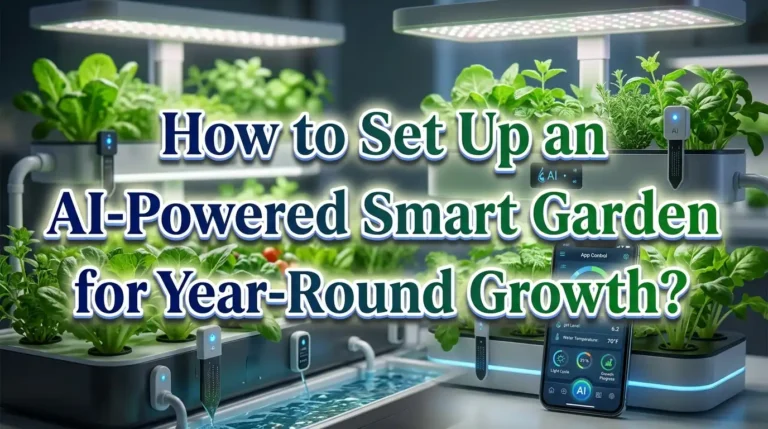 How to Set Up an AI Powered Smart Garden for Year-Round Growth?