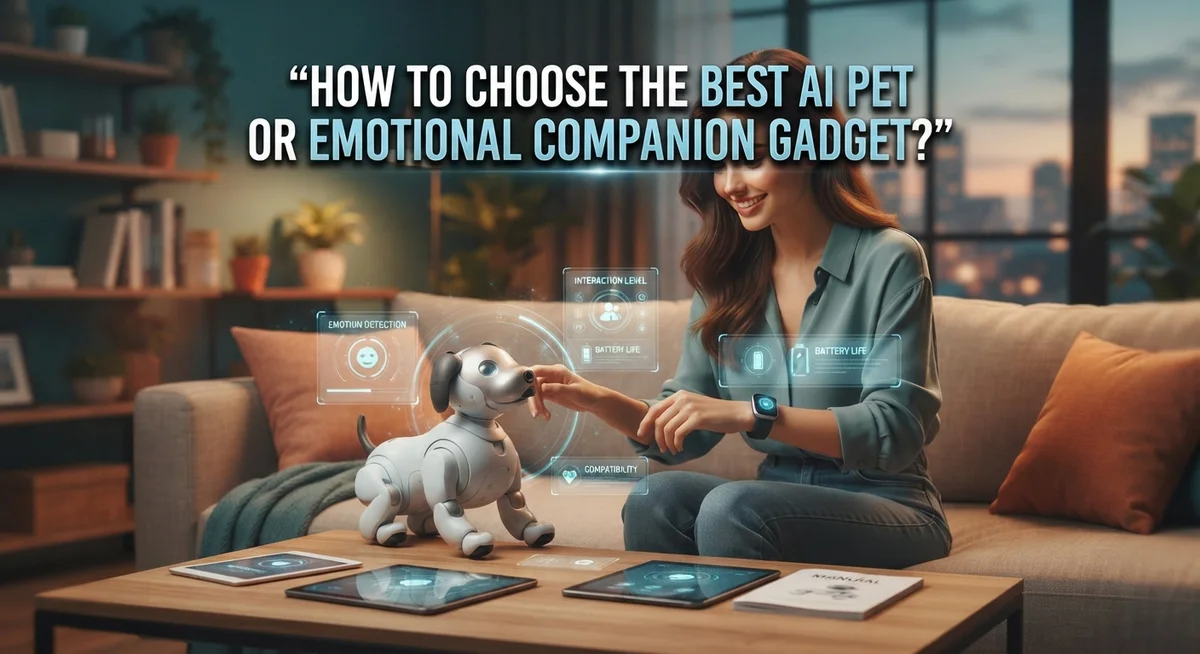 How to Choose the Best AI Pet or Emotional Companion Gadget?