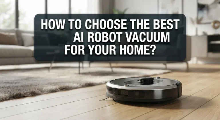 How to Choose the Best AI Robot Vacuum for Your Home