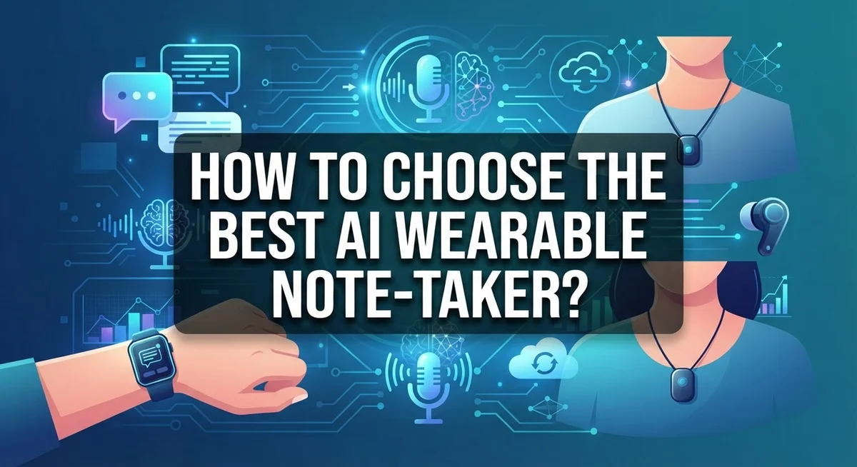 How to Choose the Best AI Wearable Note-Taker?