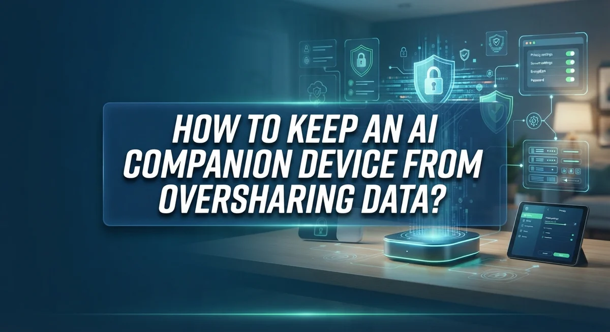 How to Keep an AI Companion Device From Oversharing Data?