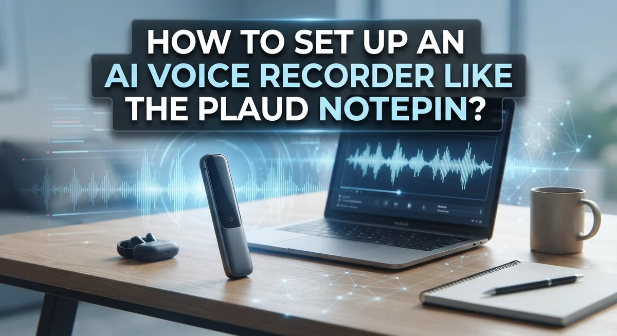 How to Set Up an AI Voice Recorder Like the Plaud NotePin?