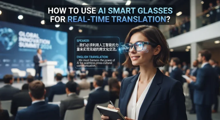 How to Use AI Smart Glasses for Real-Time Translation?